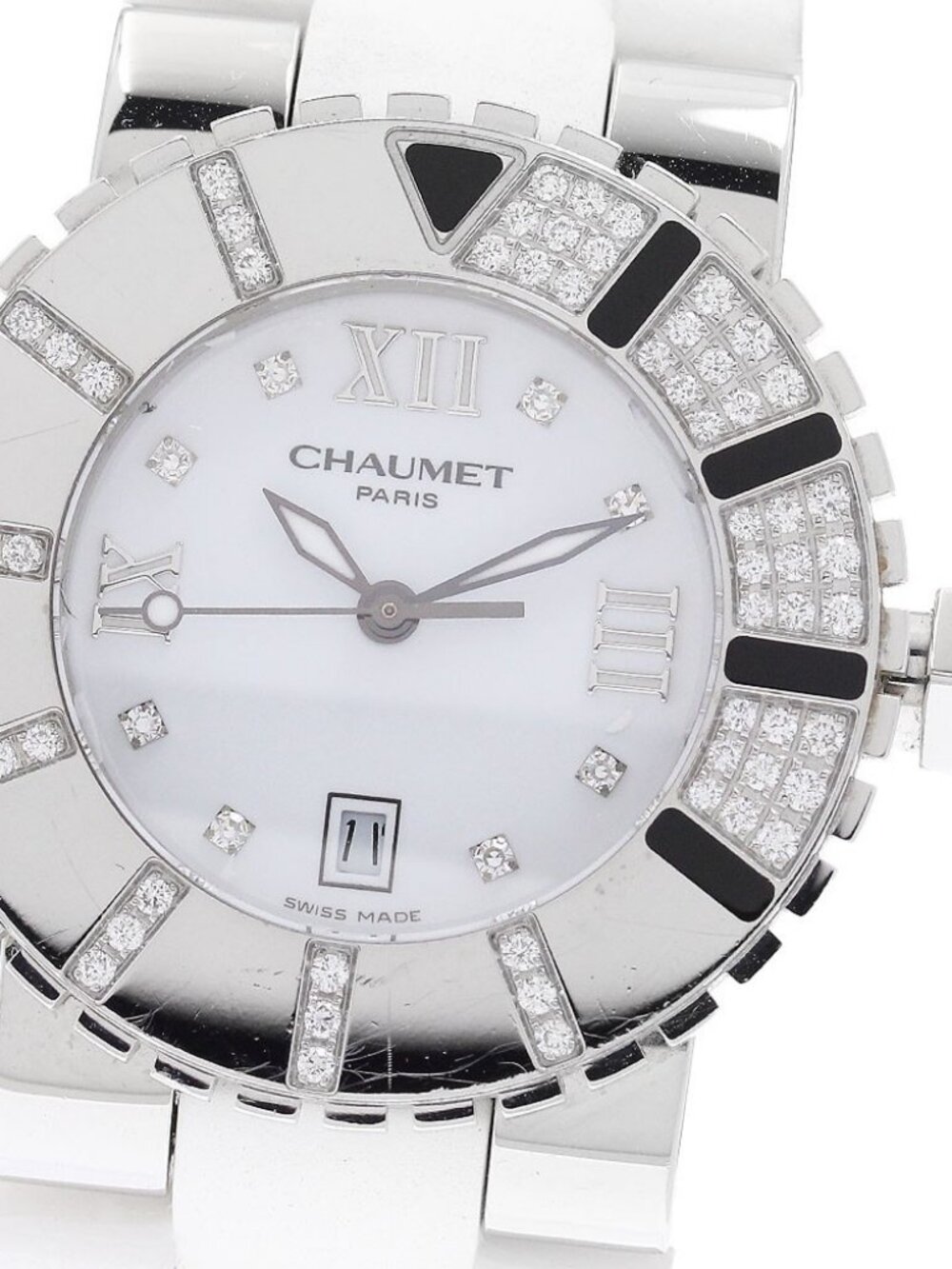 Chaumet Class one 622B Diamond bezel 8P diamond Quartz Boy's Watch